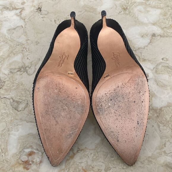 Imagine Vince Camuto Ossie Black Studded Stiletto Pumps - Picture 12 of 14